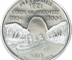 Монета Квотер штату Міссурі, ¼ долара 2003, США, Квотери 50 штатів