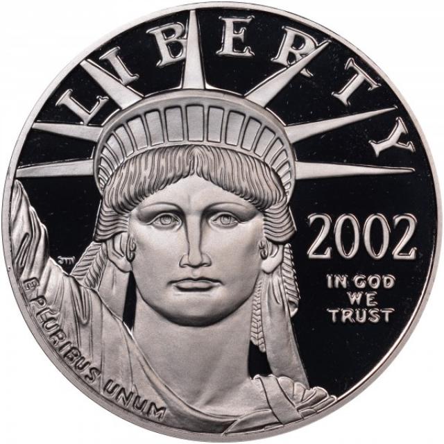 Монета Американський Платиновий орел, 100 доларів 2002, США, США