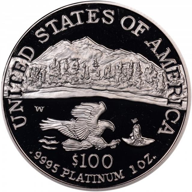Монета Американський Платиновий орел, 100 доларів 2002, США, США