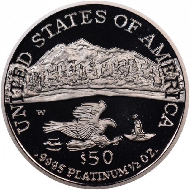 Монета Американський Платиновий орел, 50 доларів 2002, США, США