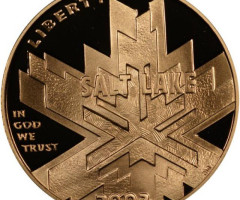Монета XIX Зимові олімпійські ігри, Солт-Лейк-Сіті 2002, 5 доларів 2002, США, США
