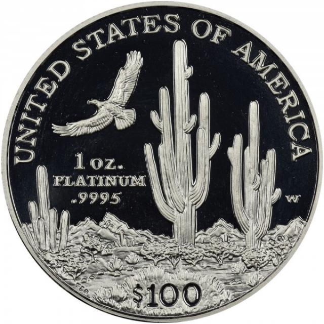 Монета Американський Платиновий орел, 100 доларів 2001, США, США