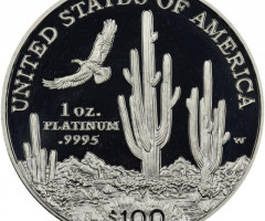 Монета Американський Платиновий орел, 100 доларів 2001, США, США