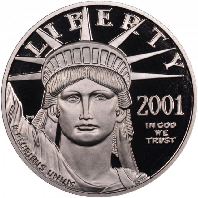 Монета Американський Платиновий орел, 50 доларів 2001, США, США