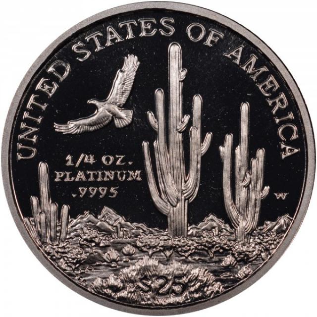 Монета Американський Платиновий орел, 25 доларів 2001, США, США