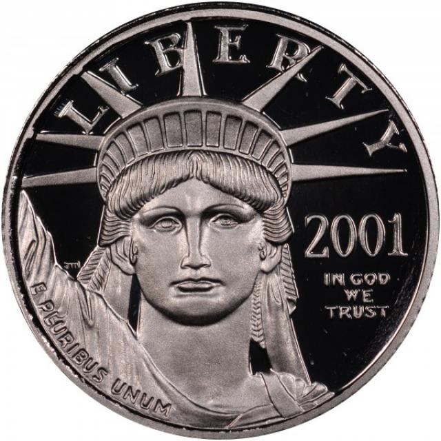 Монета Американський Платиновий орел, 10 доларів 2001, США, США