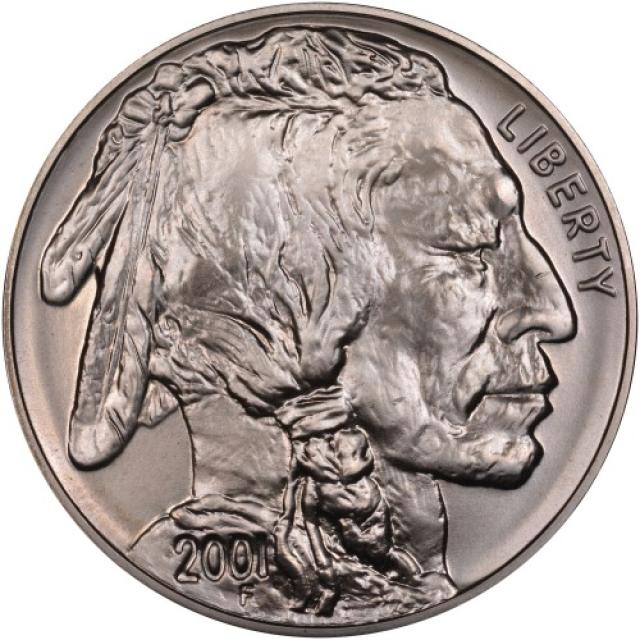 Монета Американський бізон, 1 долар 2001, США, Корінний американець