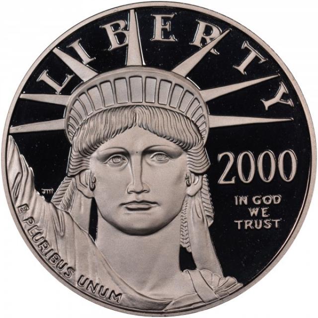 Монета Американський Платиновий орел, 100 доларів 2000, США, США