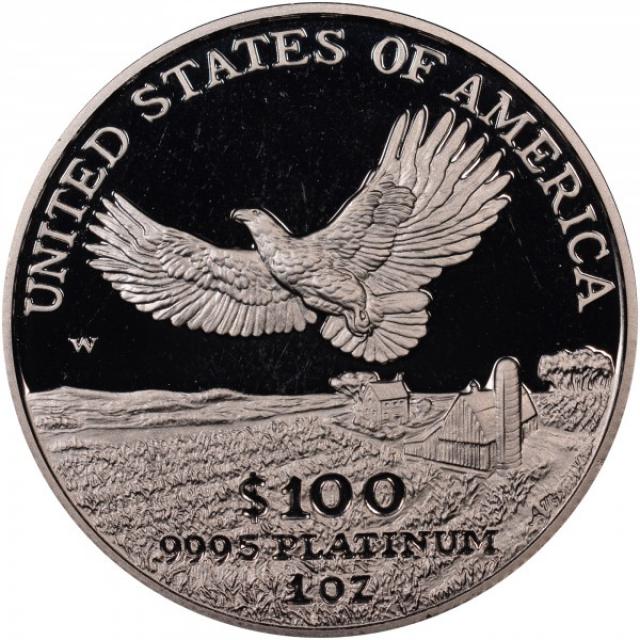 Монета Американський Платиновий орел, 100 доларів 2000, США, США