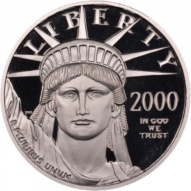 Монета Американський Платиновий орел, 50 доларів 2000, США, США