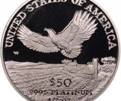 Монета Американський Платиновий орел, 50 доларів 2000, США, США