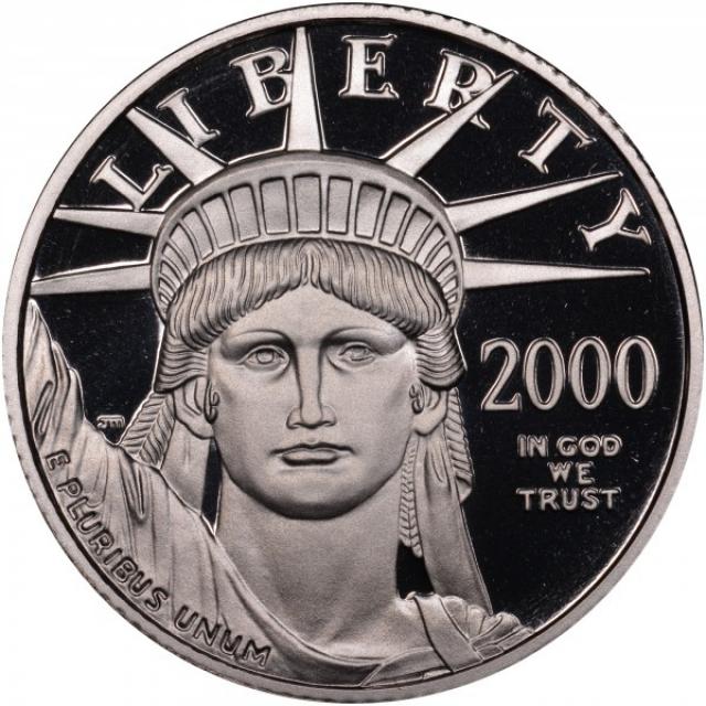 Монета Американський Платиновий орел, 25 доларів 2000, США, США