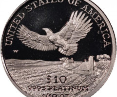 Монета Американський Платиновий орел, 10 доларів 2000, США, США