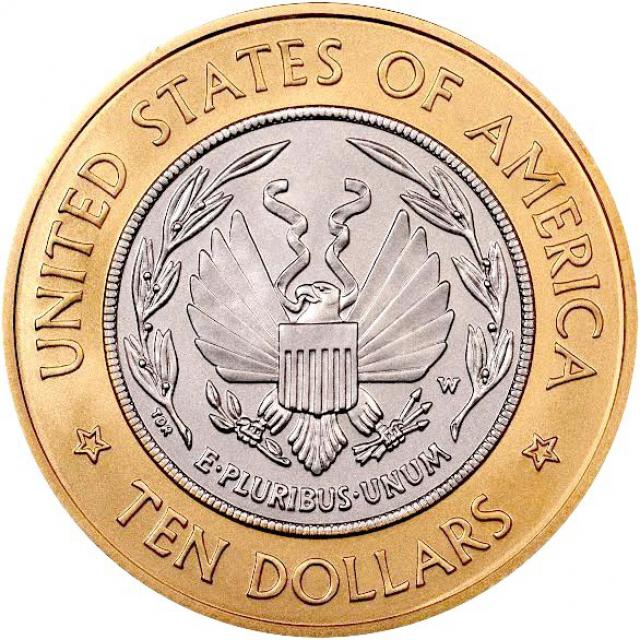 Монета Бібліотека Конгресу, 10 доларів 2000, США, США
