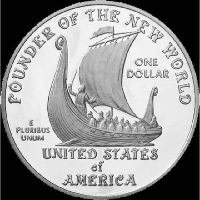 Монета Лейф Еріксон, 1 долар 2000, США, США