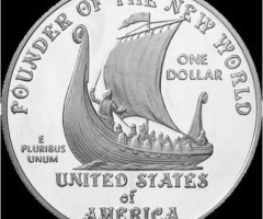 Монета Лейф Еріксон, 1 долар 2000, США, США