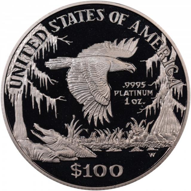 Монета Американський Платиновий орел, 100 доларів 1999, США, США