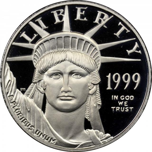 Монета Американський Платиновий орел, 50 доларів 1999, США, США