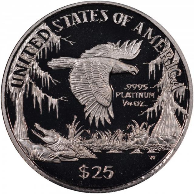 Монета Американський Платиновий орел, 25 доларів 1999, США, США