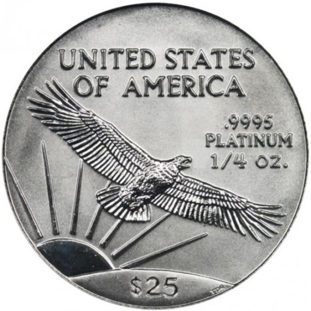 Монета Американський Платиновий орел, 25 доларів 1999, США, США