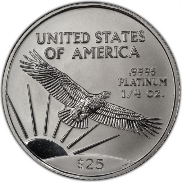 Монета Американський Платиновий орел, 25 доларів 1997, США, США