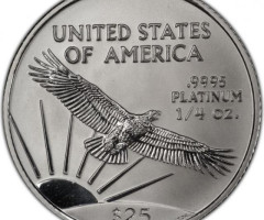 Монета Американський Платиновий орел, 25 доларів 1997, США, США
