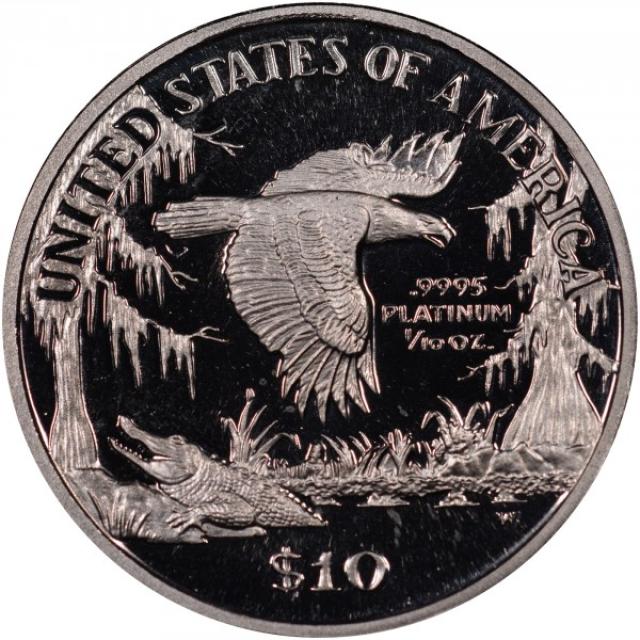 Монета Американський Платиновий орел, 10 доларів 1999, США, США