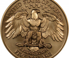 Монета Джордж Вашингтон, 5 доларів 1999, США, США