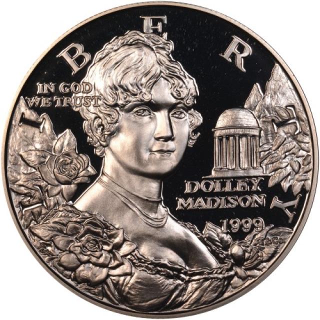 Монета Доллі Медісон, 1 долар 1999, США, США