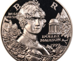 Монета Доллі Медісон, 1 долар 1999, США, США