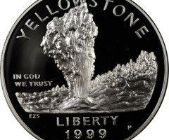 Монета Єллоустон, 1 долар 1999, США, США