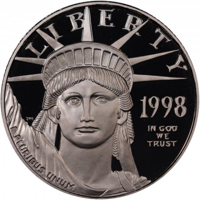 Монета Американський Платиновий орел, 50 доларів 1998, США, США