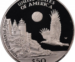 Монета Американський Платиновий орел, 50 доларів 1998, США, США