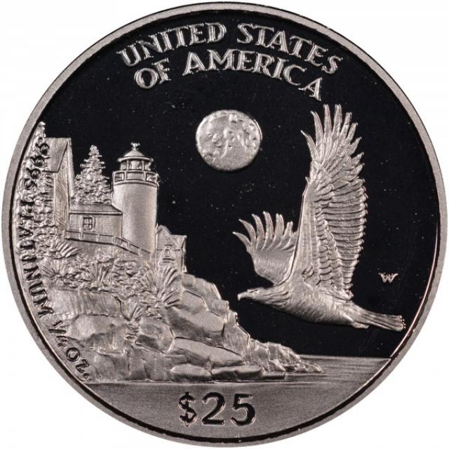 Монета Американський Платиновий орел, 25 доларів 1998, США, США