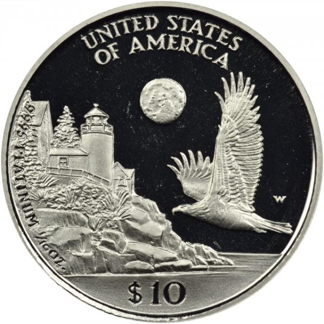 Монета Американський Платиновий орел, 10 доларів 1998, США, США