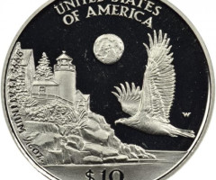 Монета Американський Платиновий орел, 10 доларів 1998, США, США