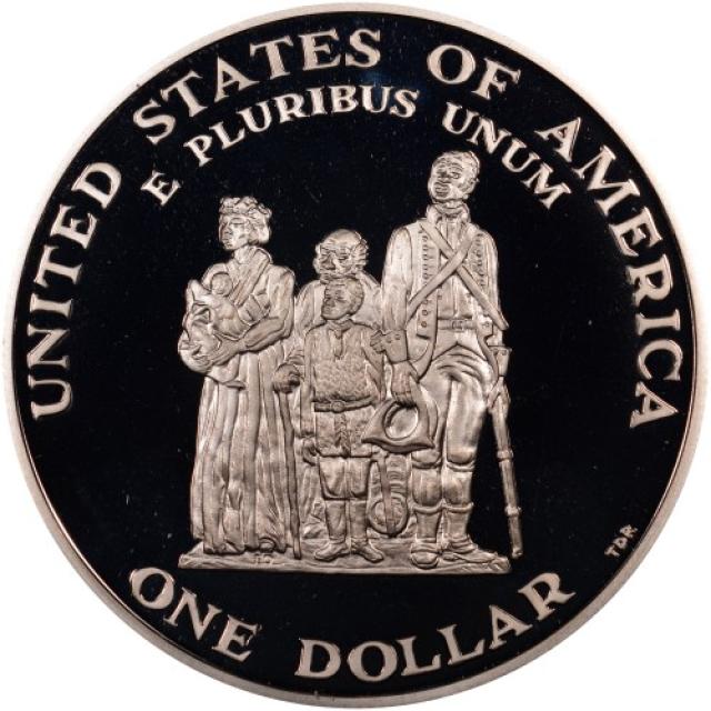 Монета Crispus Attucks, 1 долар 1998, США, США