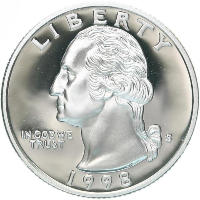 Монета Чверть долара (Вашингтон), ¼ долара 1998, США, США