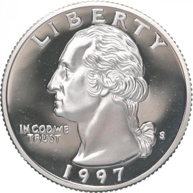 Монета Чверть долара (Вашингтон), ¼ долара 1997, США, США