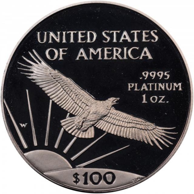 Монета Американський Платиновий орел, 100 доларів 1997, США, США