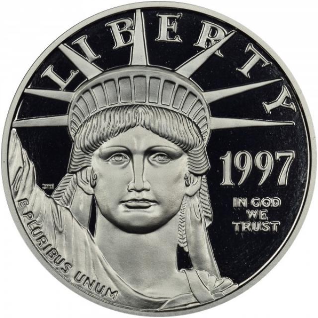 Монета Американський Платиновий орел, 50 доларів 1997, США, США