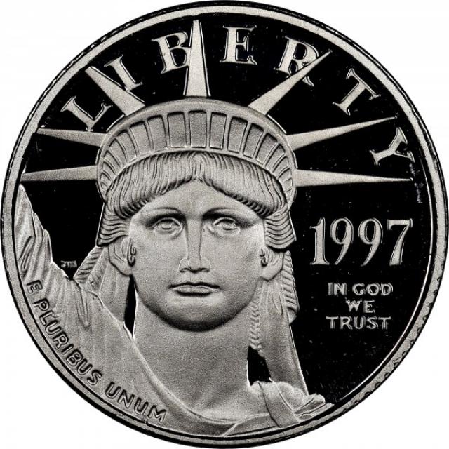 Монета Американський Платиновий орел, 10 доларів 1997, США, США