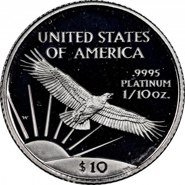 Монета Американський Платиновий орел, 10 доларів 1997, США, США