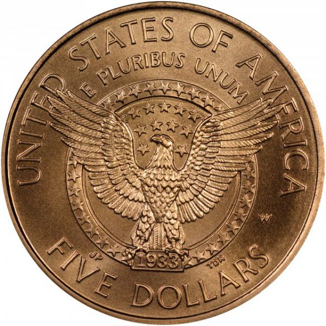 Монета Франклін Делано Рузвельт, 5 доларів 1997, США, США
