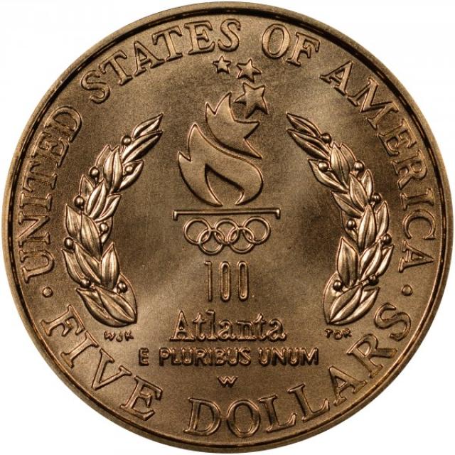 Монета Казан, 5 доларів 1996, США, XXVI літні Олімпійські ігри, Атланта, 1996