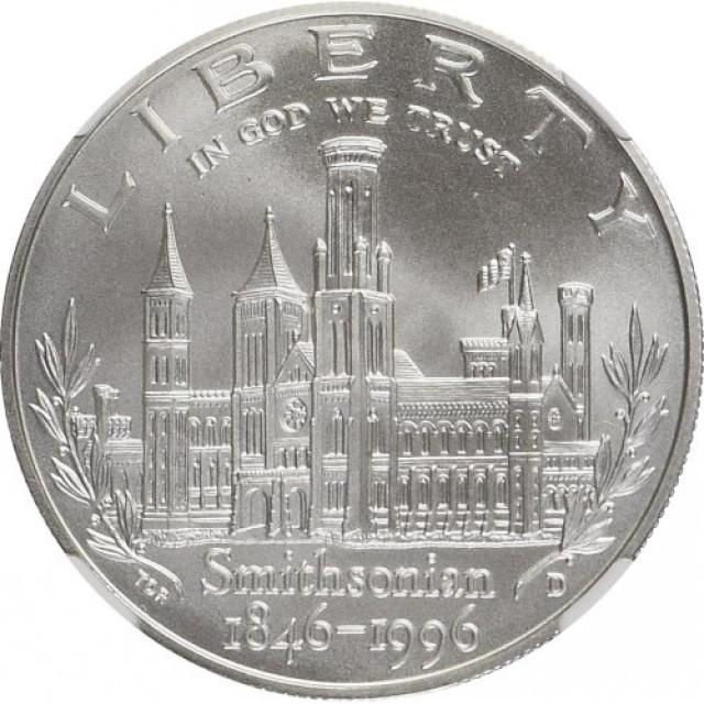Монета Smithsonian Institution, 1 долар 1996, США, США