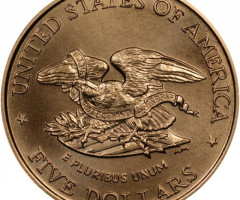 Монета Битви громадянської війни, 5 доларів 1995, США, США