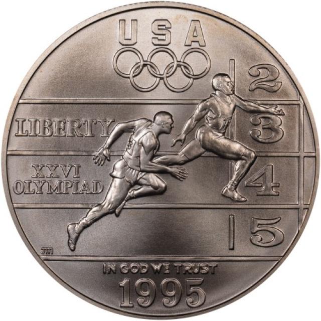 Монета Біг, 1 долар 1995, США, XXVI літні Олімпійські ігри, Атланта, 1996