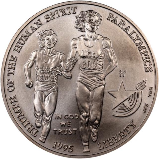 Монета Біг, 1 долар 1995, США, X літні Паралімпійські ігри, Атланта 1996