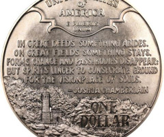 Монета Громадянська війна, 1 долар 1995, США, США